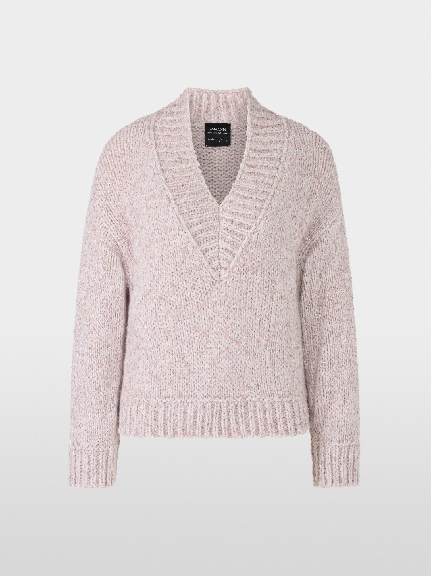 Glitzer Pullover Knitted in Germany