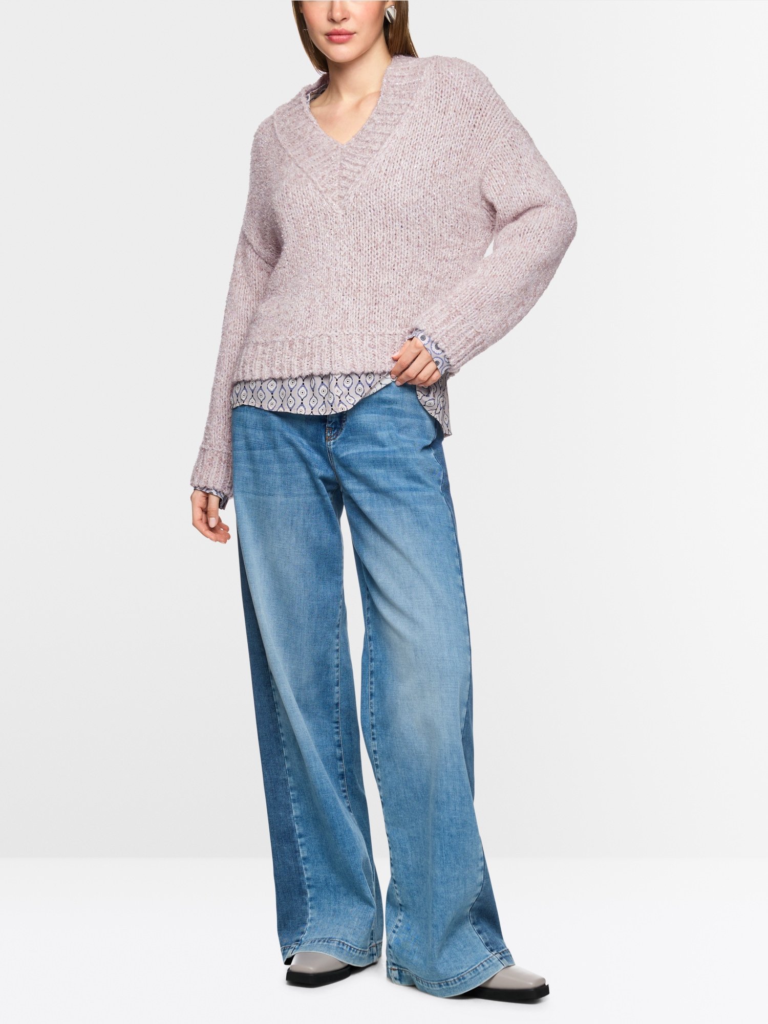 Glitzer Pullover Knitted in Germany