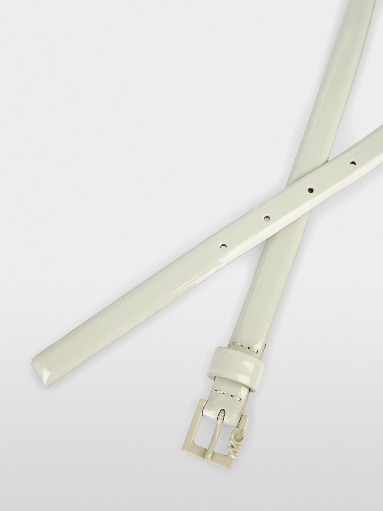 Gürtel im Metallic-Glanz Sage Powder