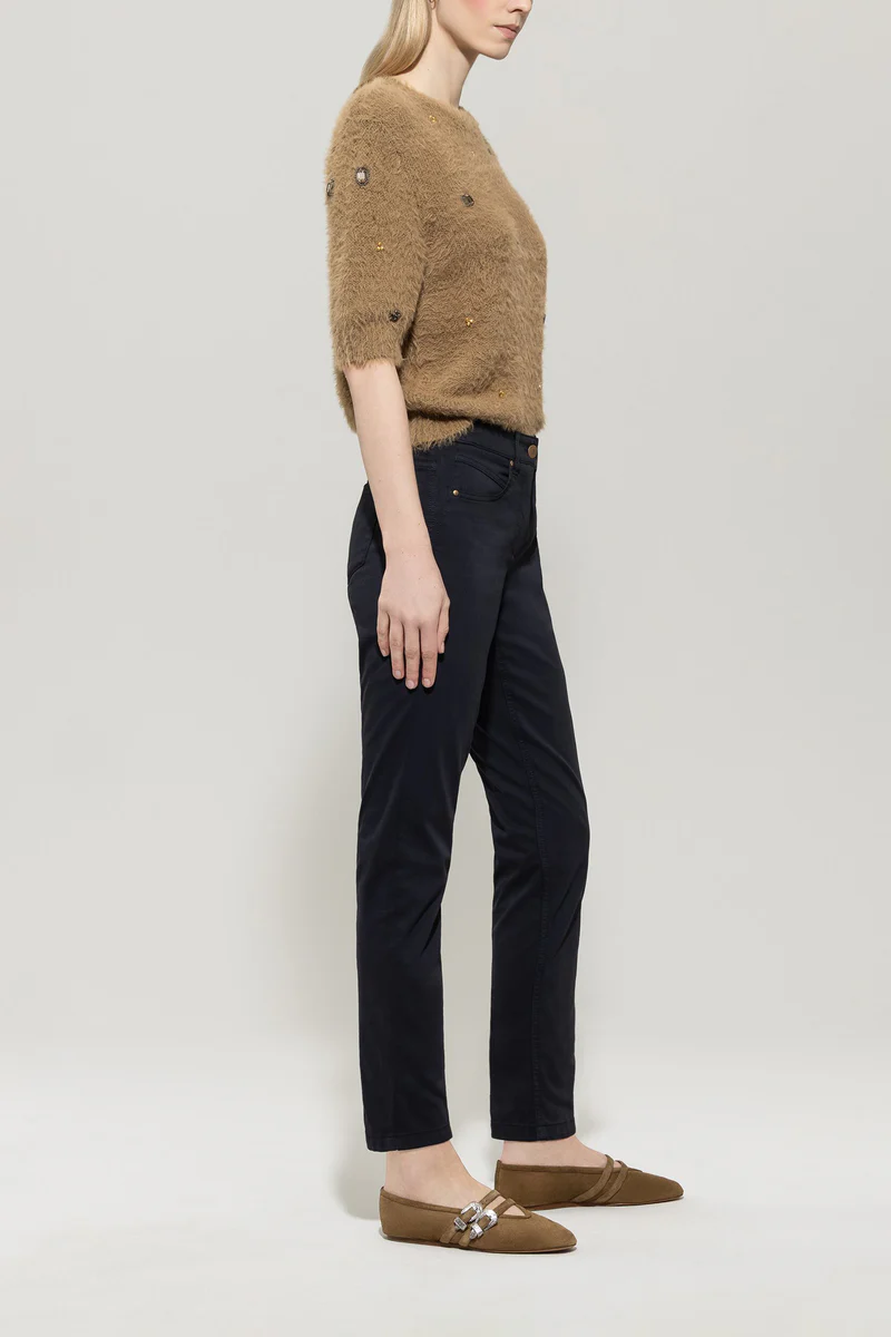 High-Stretch-Colour-Denim Dark Blue