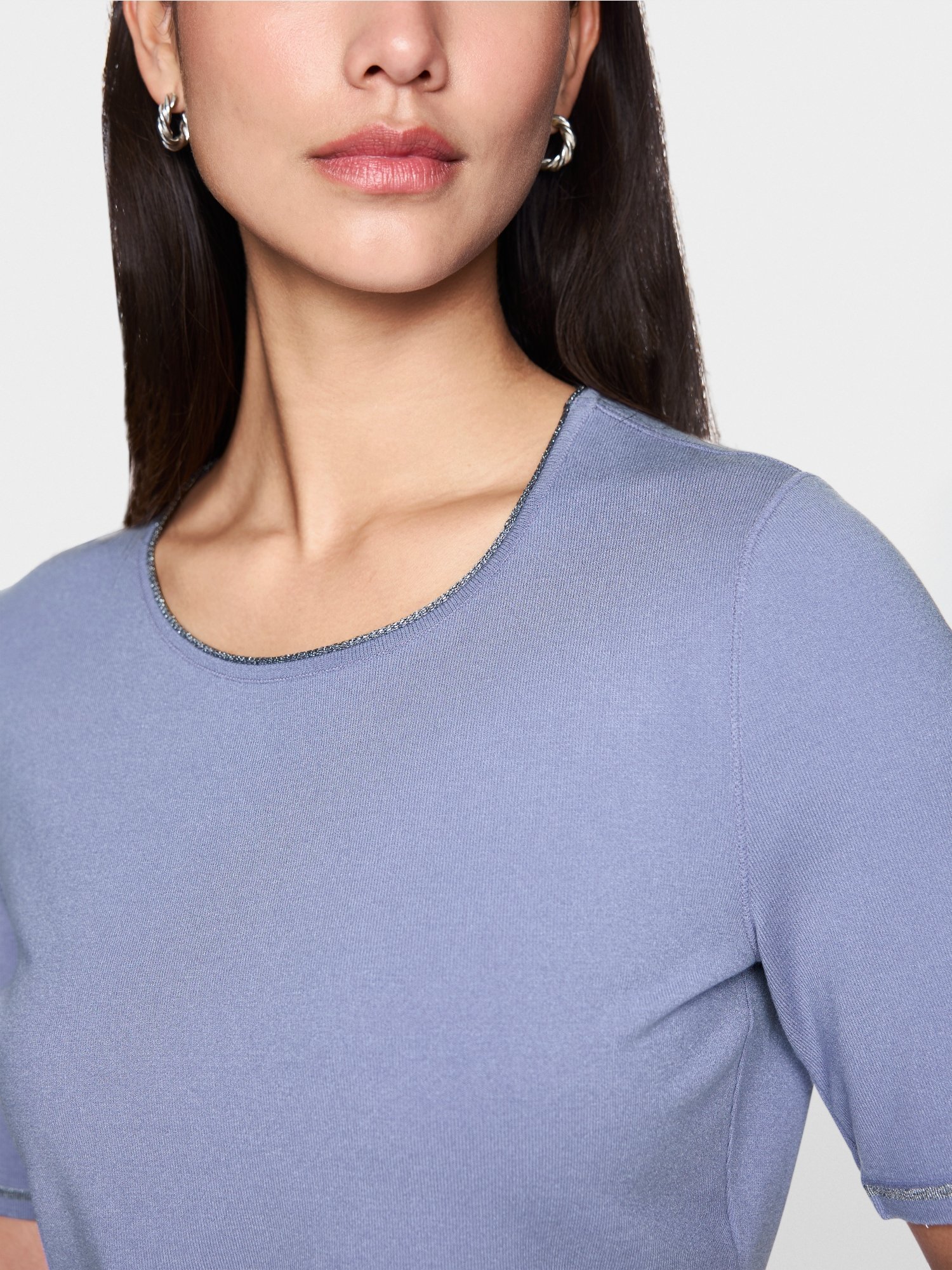 Knitted in Germany Sweater Blau-Violett