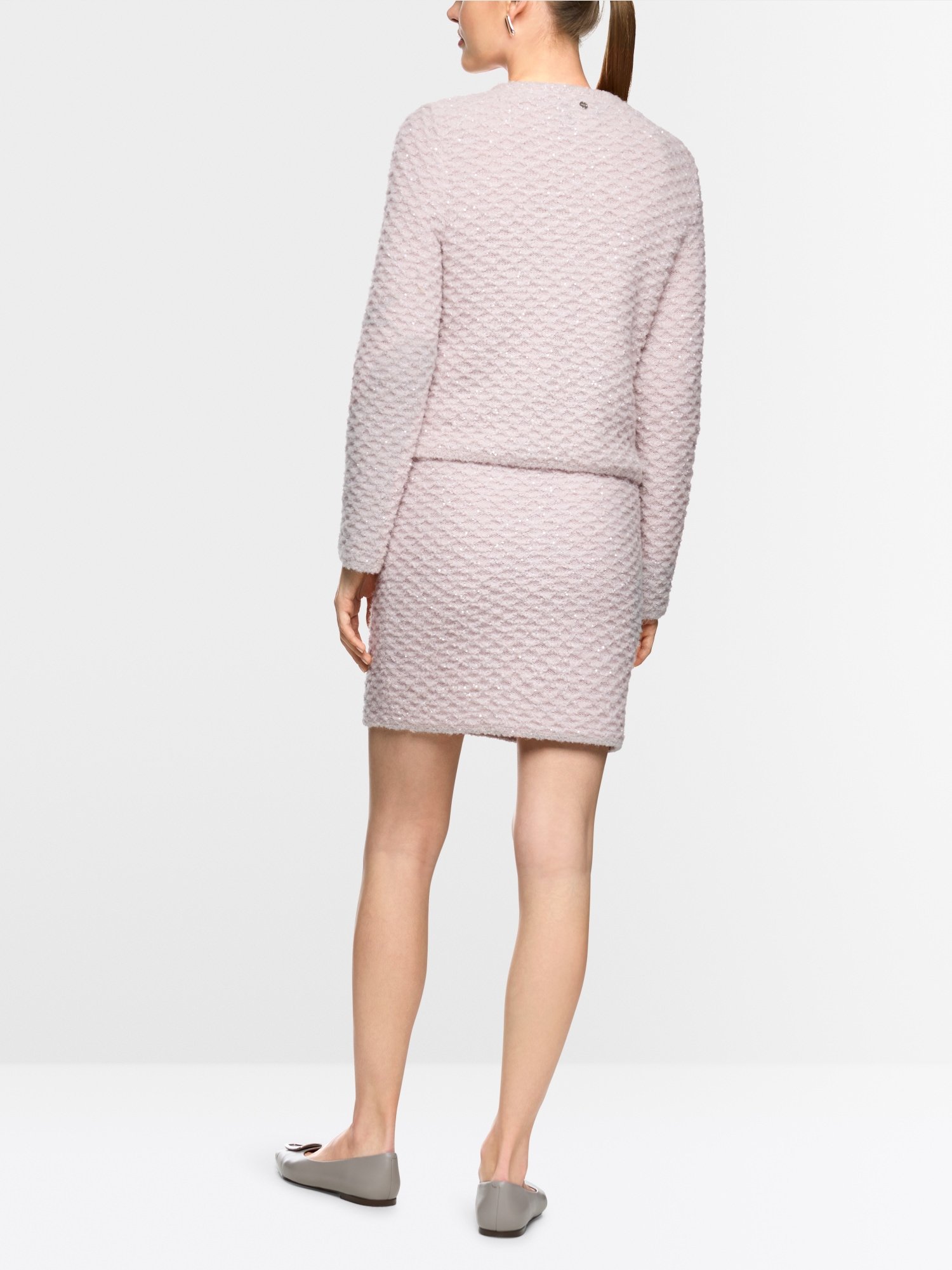 Eleganter Cardigan Knitted in Germany Light Desert Taupe