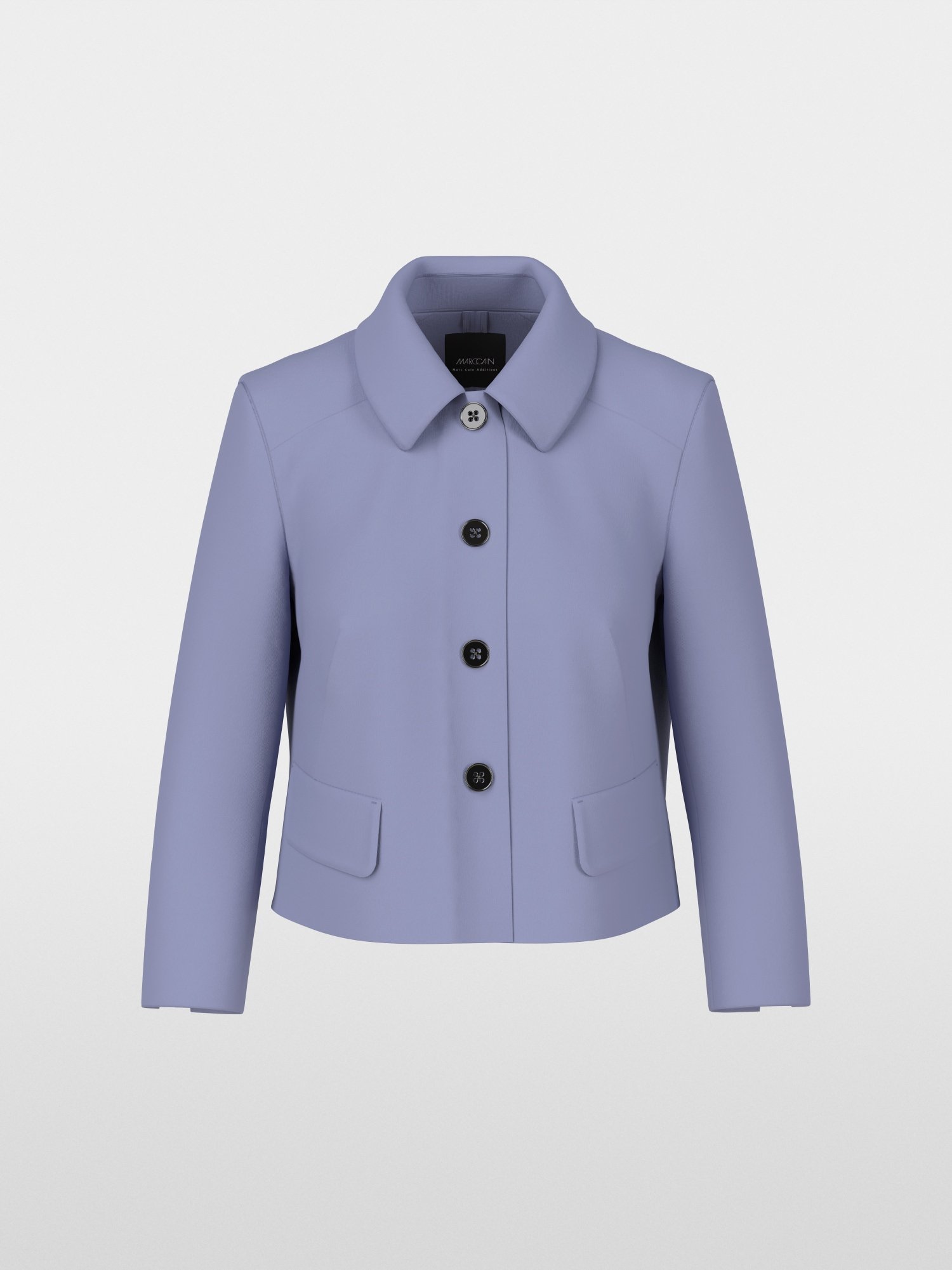 Kurzjacke mit Ärmelschlitzen Lavendel