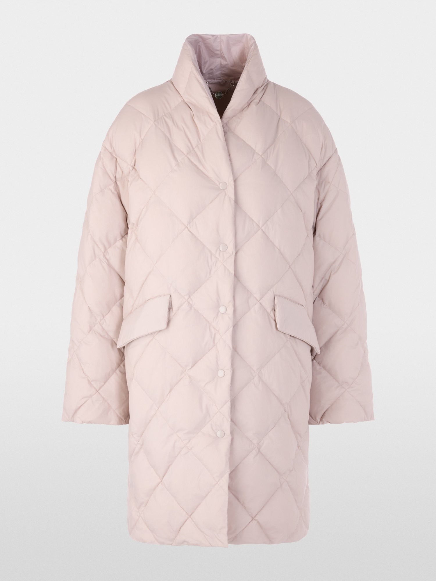 Daunen-Steppmantel mit Wendemöglichkeit Desert Taupe