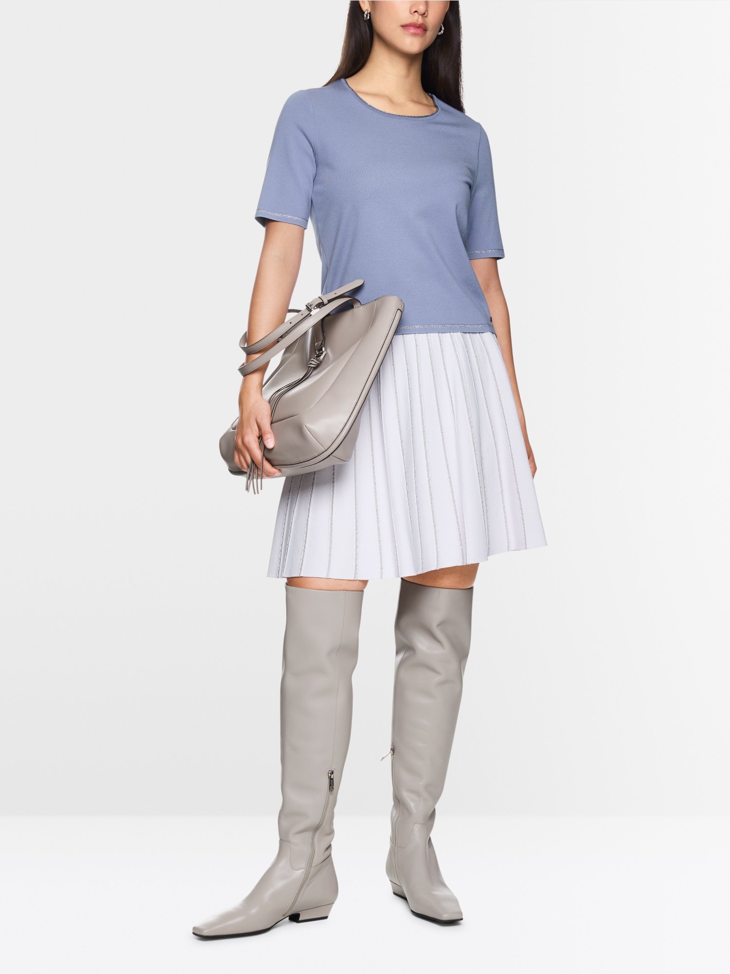 Knitted in Germany Sweater Blau-Violett