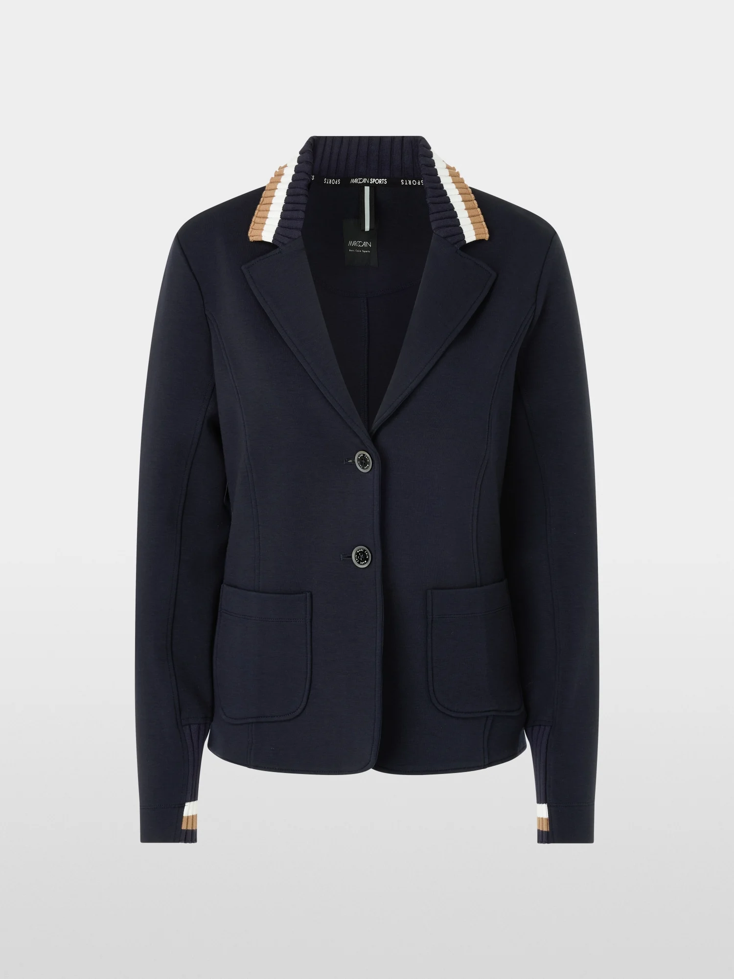 Körpernaher Jerseyblazer Navy