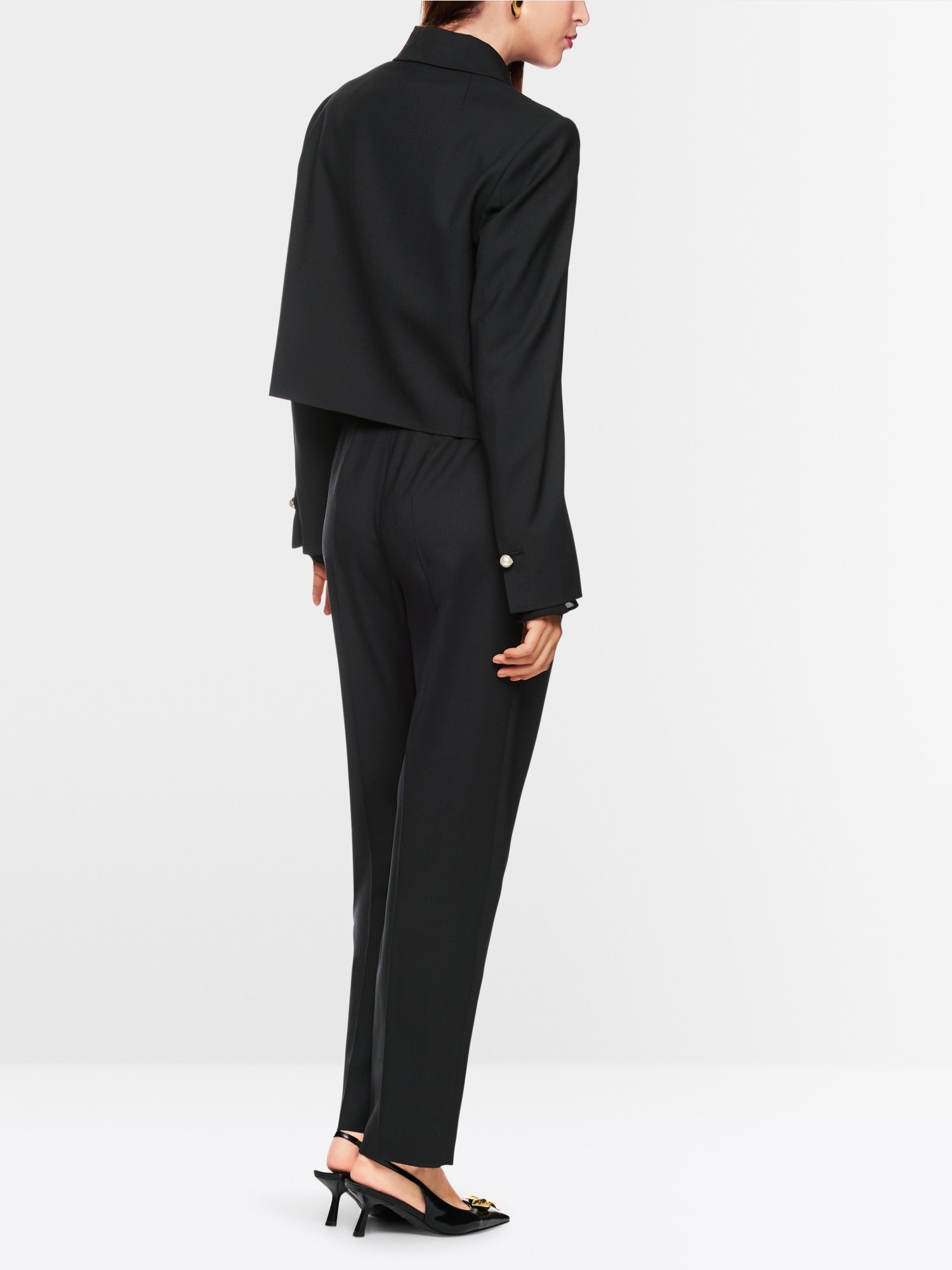 Elegante Jacke mit Perlen-Knöpfe