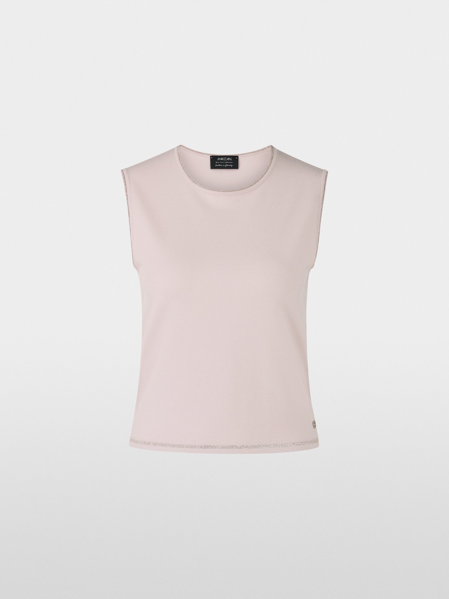 Feinstrick-Top Knitted in Germany Taupe