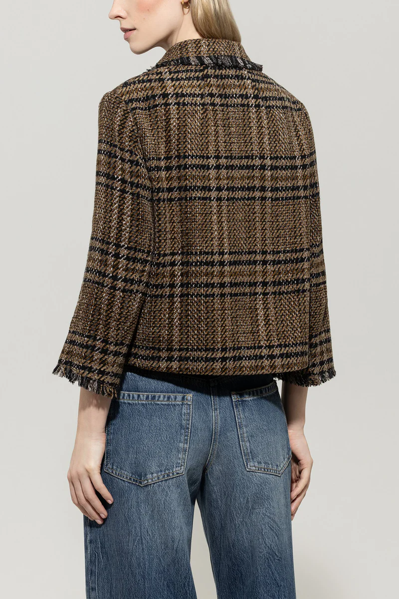 Karo-Blazerjacke
