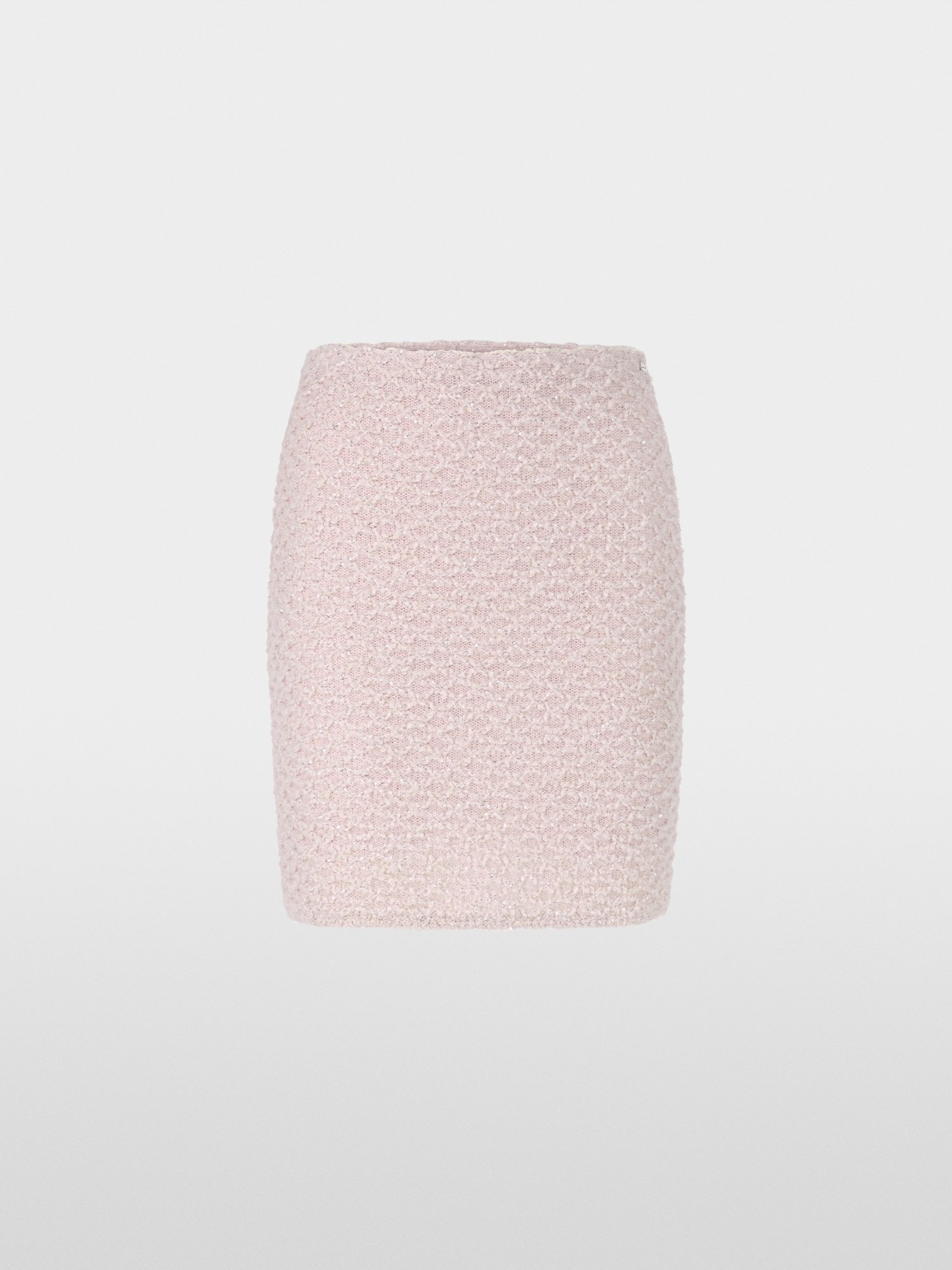 Figurbetonter Rock Knitted in Germany Light Taupe