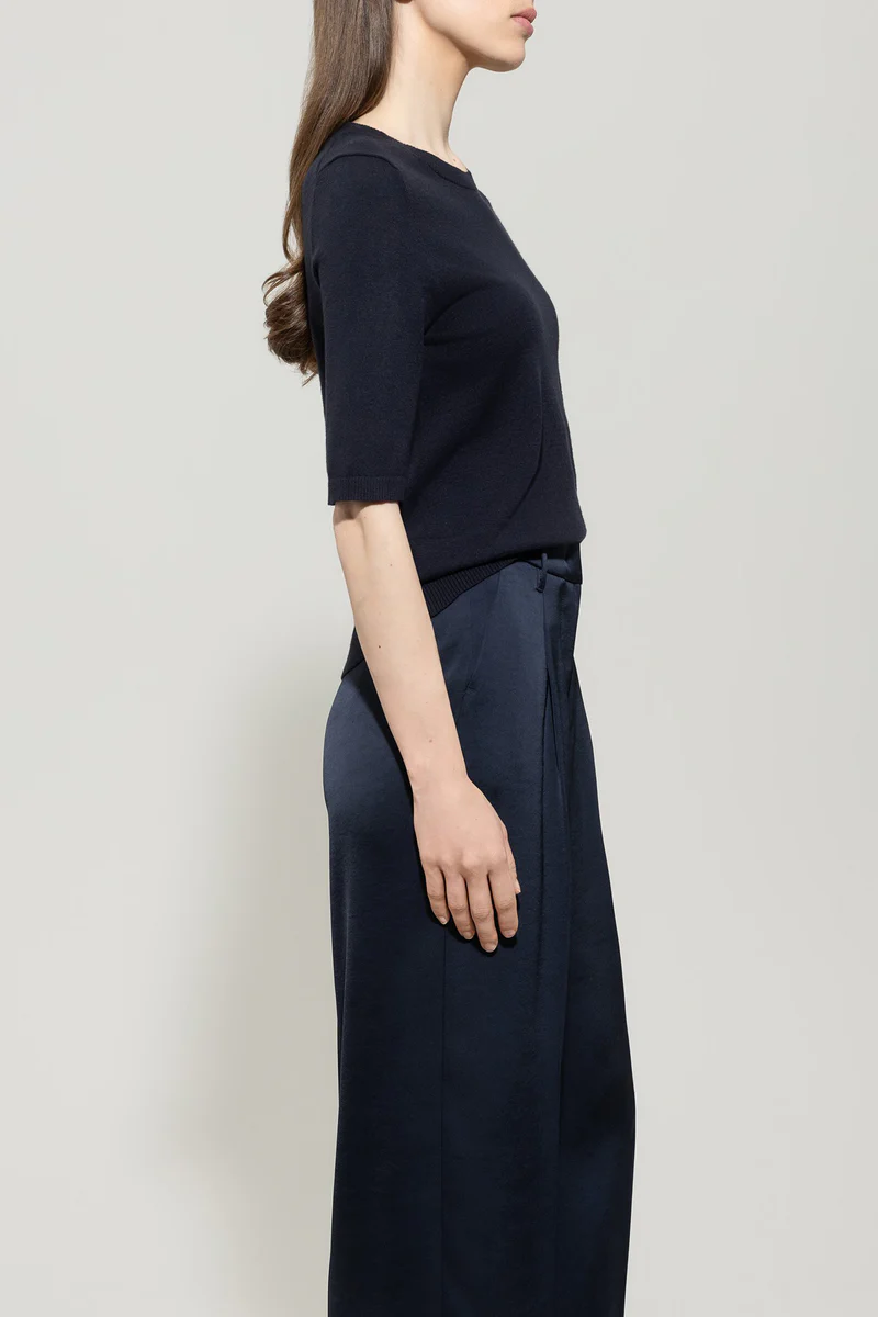 Feinstrick-Pullover Dark Blue